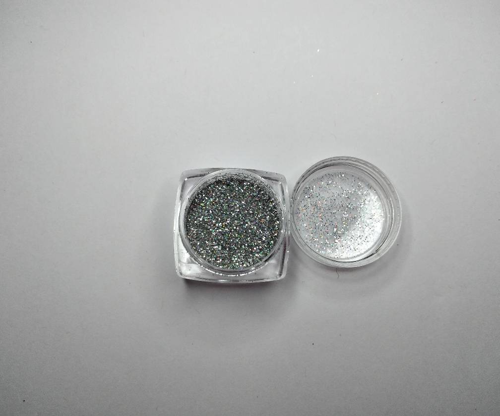 Glitter Plateado