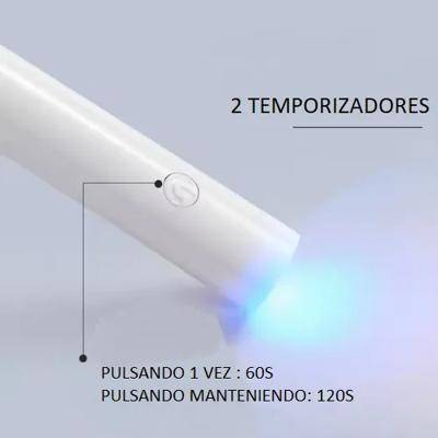 Cabina Linterna uv recargable