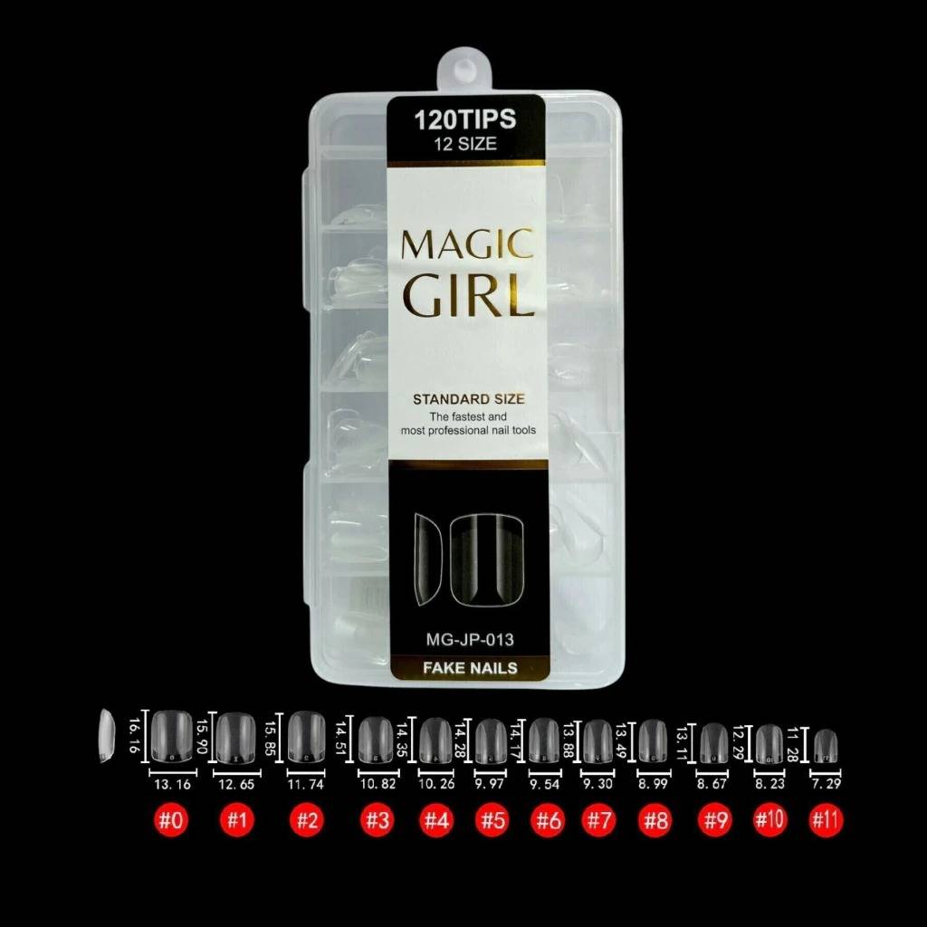 Magic Girl Tips Cuadrada Corta x120