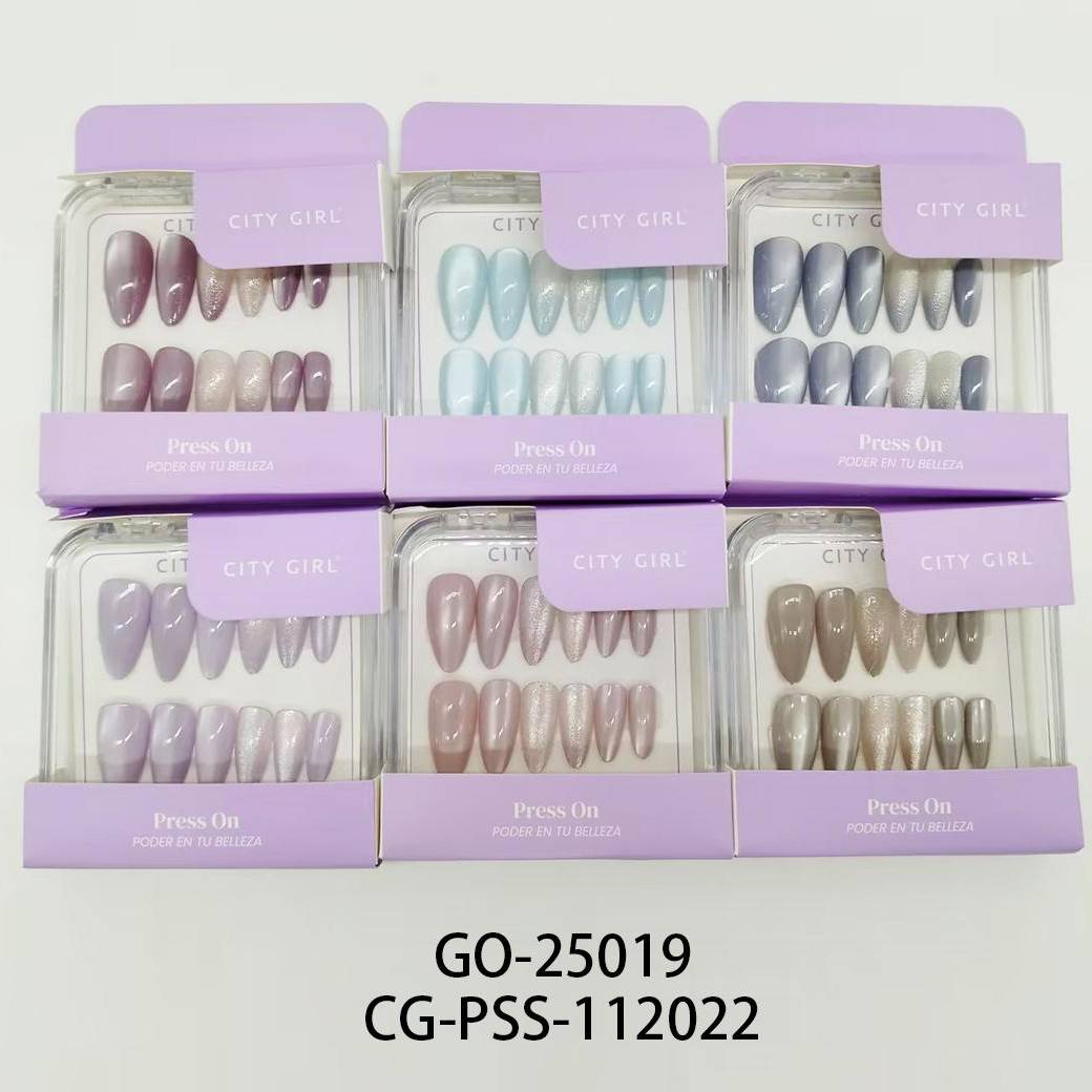 City Girl Press On Ojo de gato